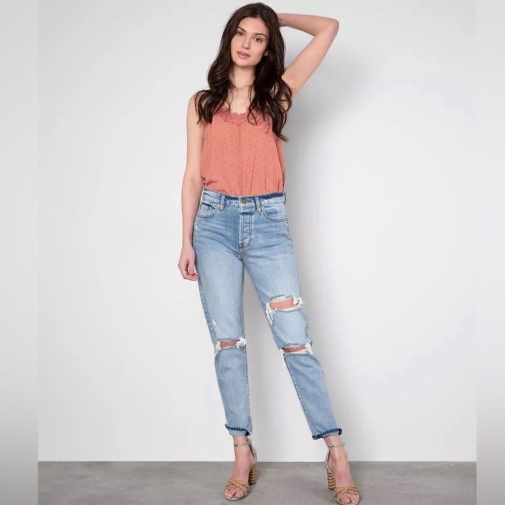 Pistola Nico High Rise Mom Ankle Straight Jean Nwt Sz 30